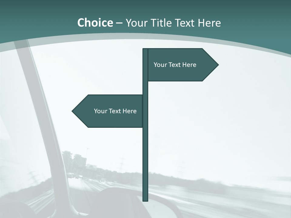 Bright Race Abstract PowerPoint Template