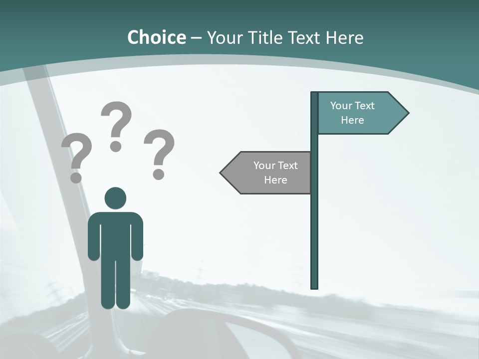 Bright Race Abstract PowerPoint Template