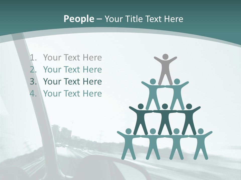 Bright Race Abstract PowerPoint Template