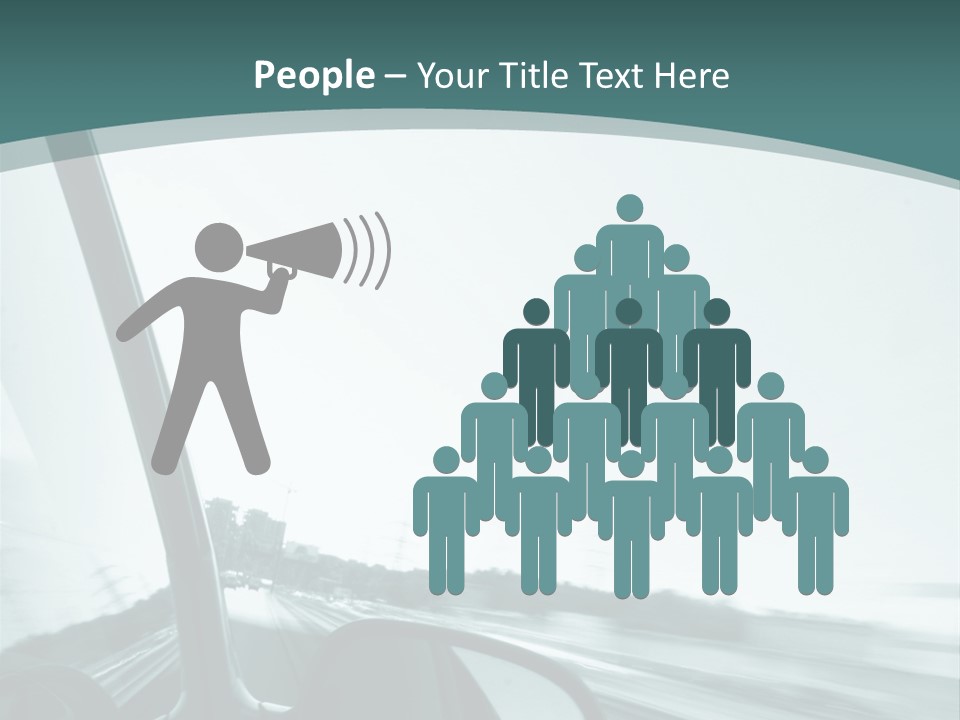 Bright Race Abstract PowerPoint Template