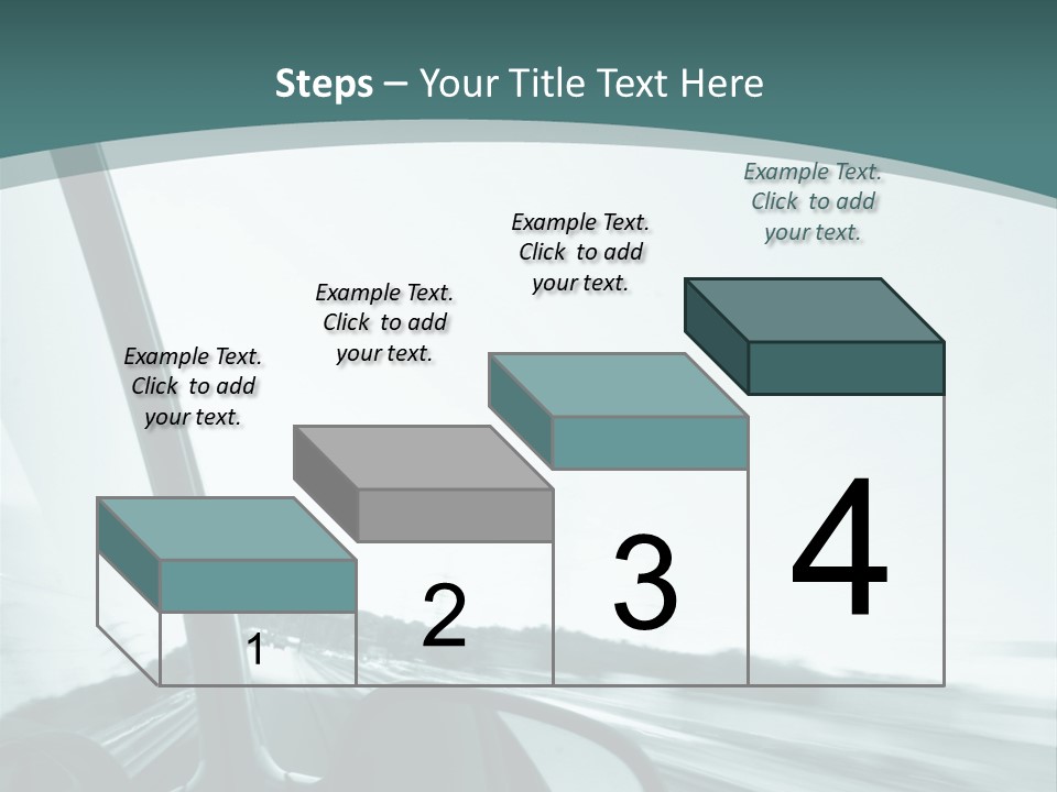 Bright Race Abstract PowerPoint Template