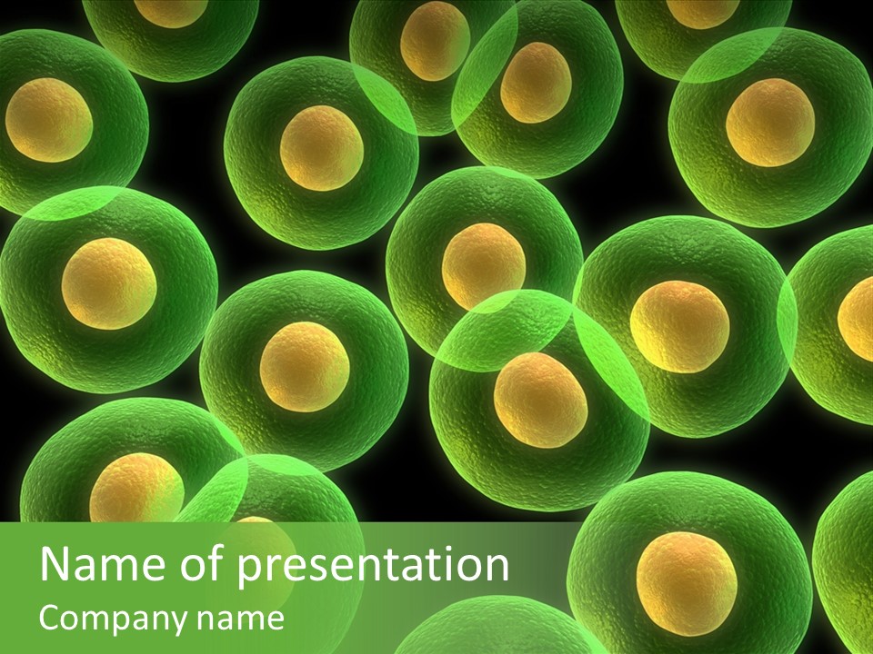 Genetics Background Blood PowerPoint Template