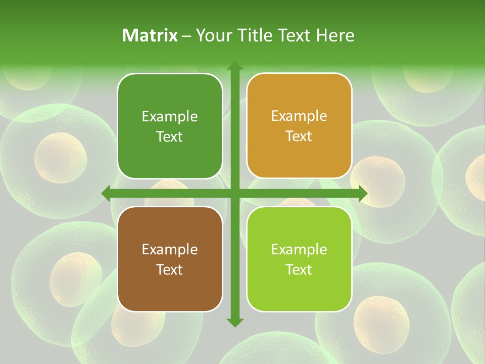 Genetics Background Blood PowerPoint Template