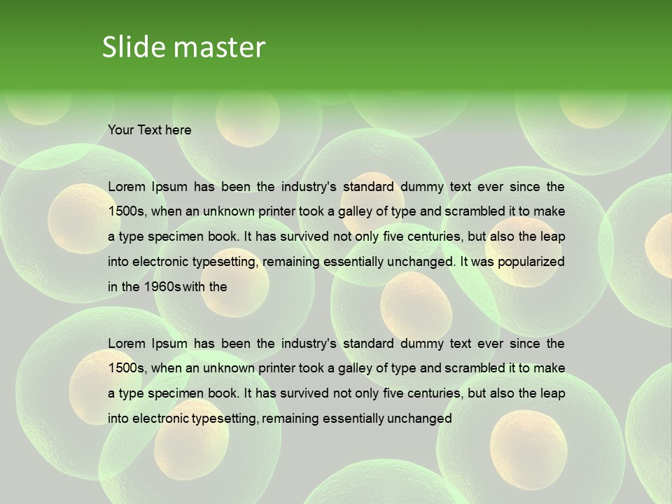 Genetics Background Blood PowerPoint Template