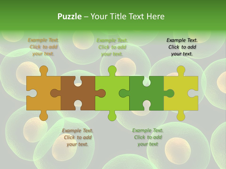 Genetics Background Blood PowerPoint Template