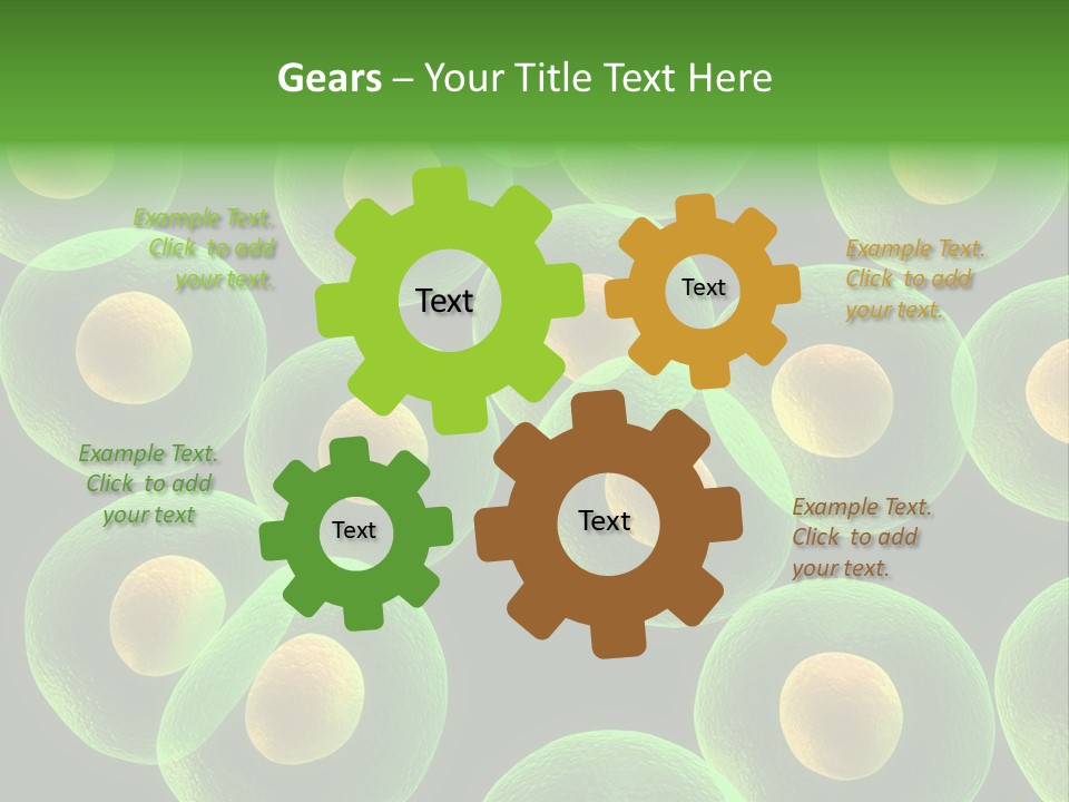 Genetics Background Blood PowerPoint Template