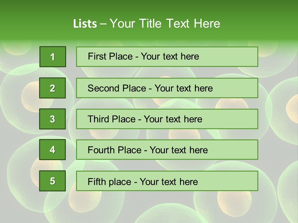 Genetics Background Blood PowerPoint Template