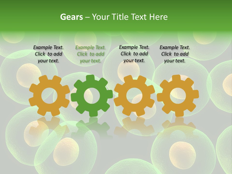 Genetics Background Blood PowerPoint Template