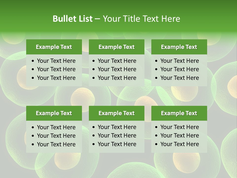 Genetics Background Blood PowerPoint Template