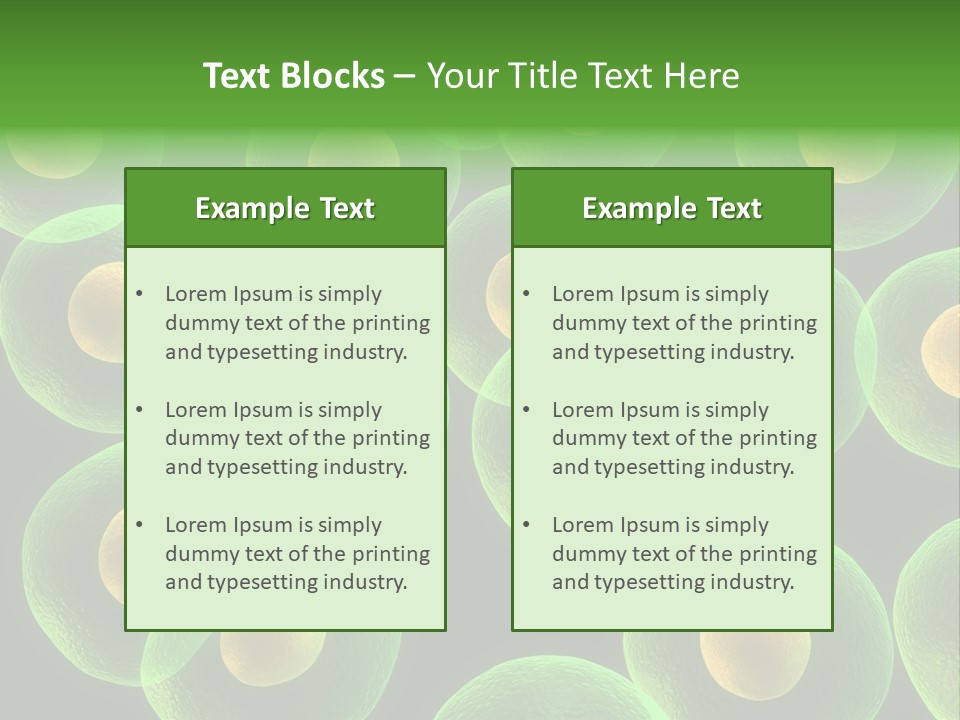 Genetics Background Blood PowerPoint Template
