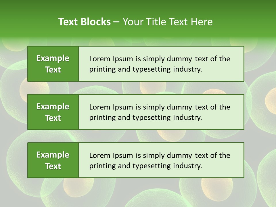 Genetics Background Blood PowerPoint Template