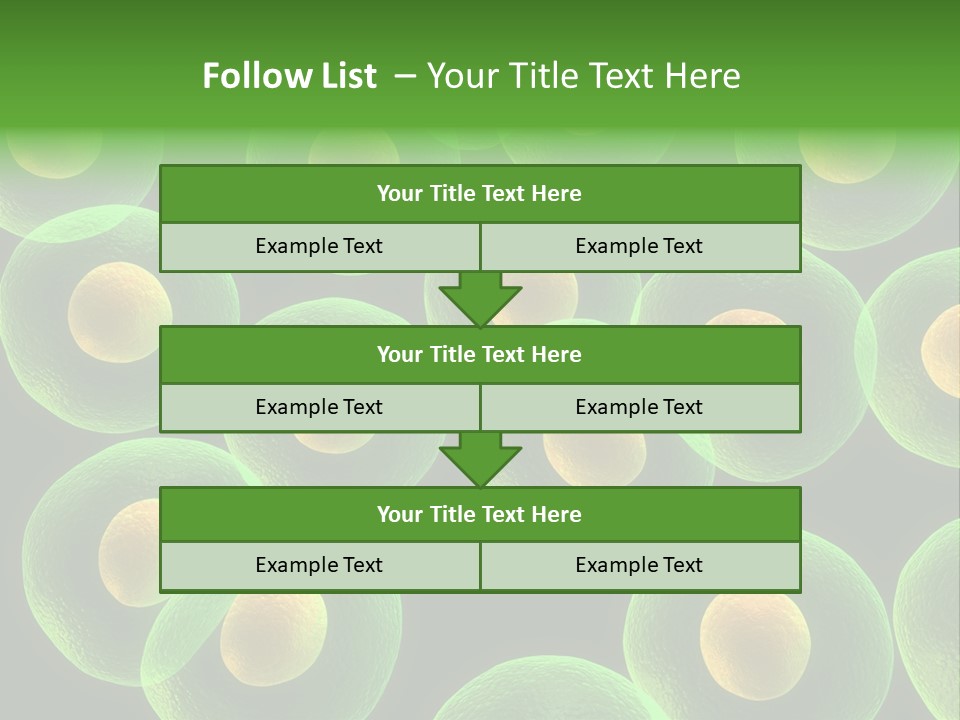 Genetics Background Blood PowerPoint Template
