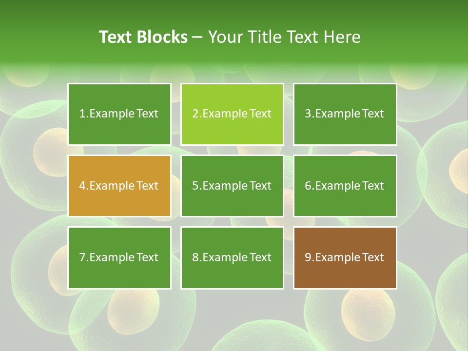 Genetics Background Blood PowerPoint Template