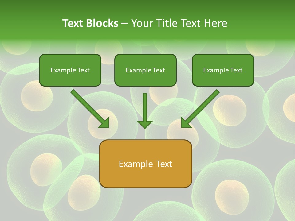 Genetics Background Blood PowerPoint Template
