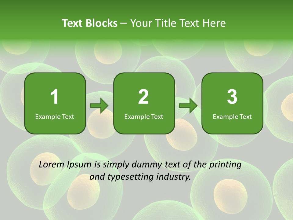 Genetics Background Blood PowerPoint Template