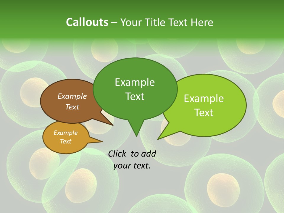Genetics Background Blood PowerPoint Template