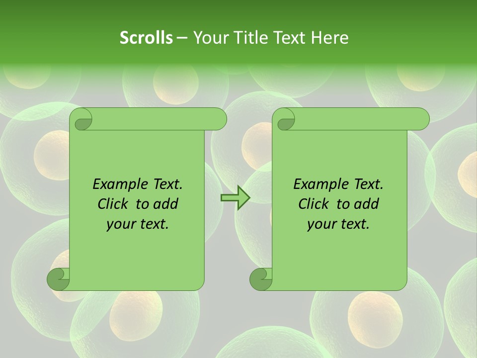 Genetics Background Blood PowerPoint Template