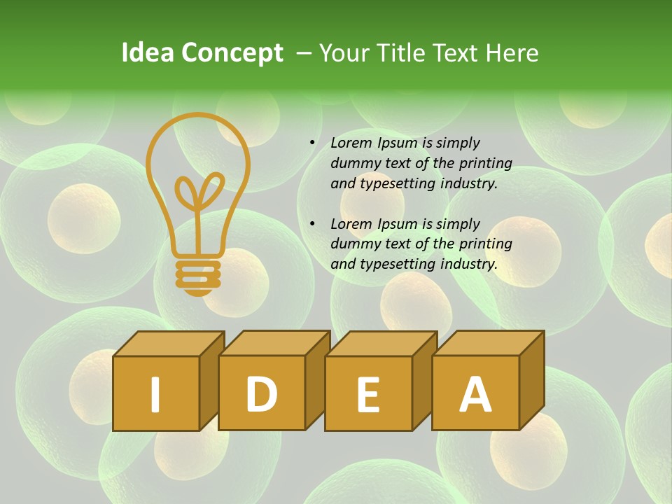 Genetics Background Blood PowerPoint Template