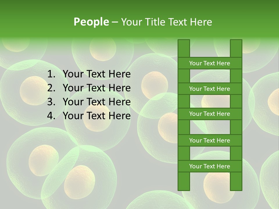 Genetics Background Blood PowerPoint Template
