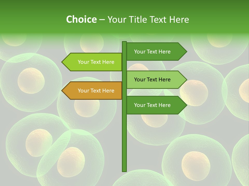 Genetics Background Blood PowerPoint Template