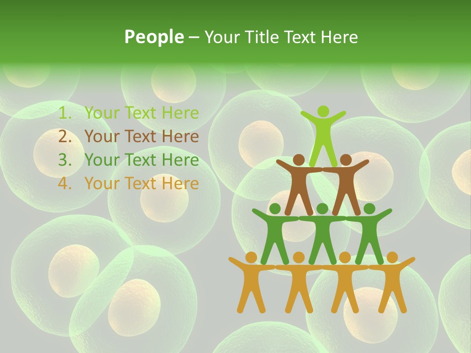 Genetics Background Blood PowerPoint Template