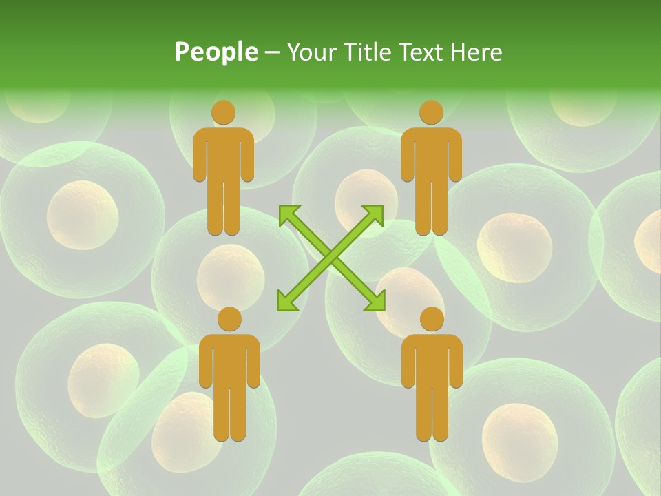 Genetics Background Blood PowerPoint Template