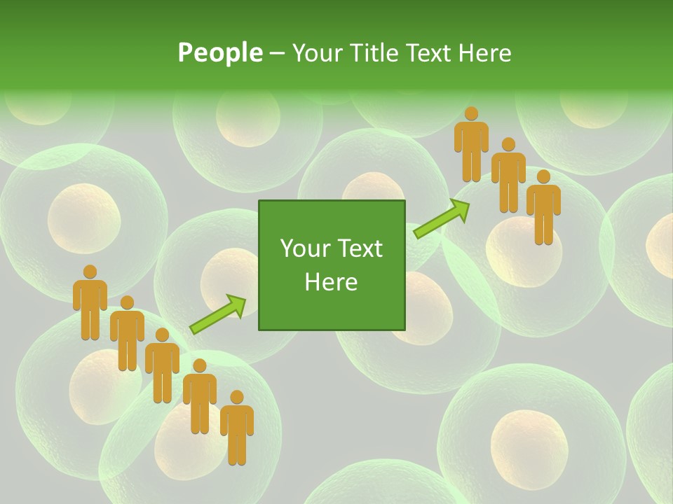 Genetics Background Blood PowerPoint Template