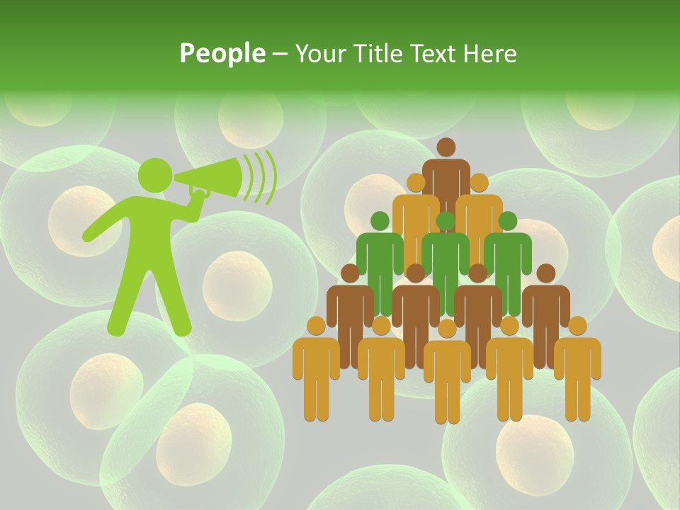 Genetics Background Blood PowerPoint Template