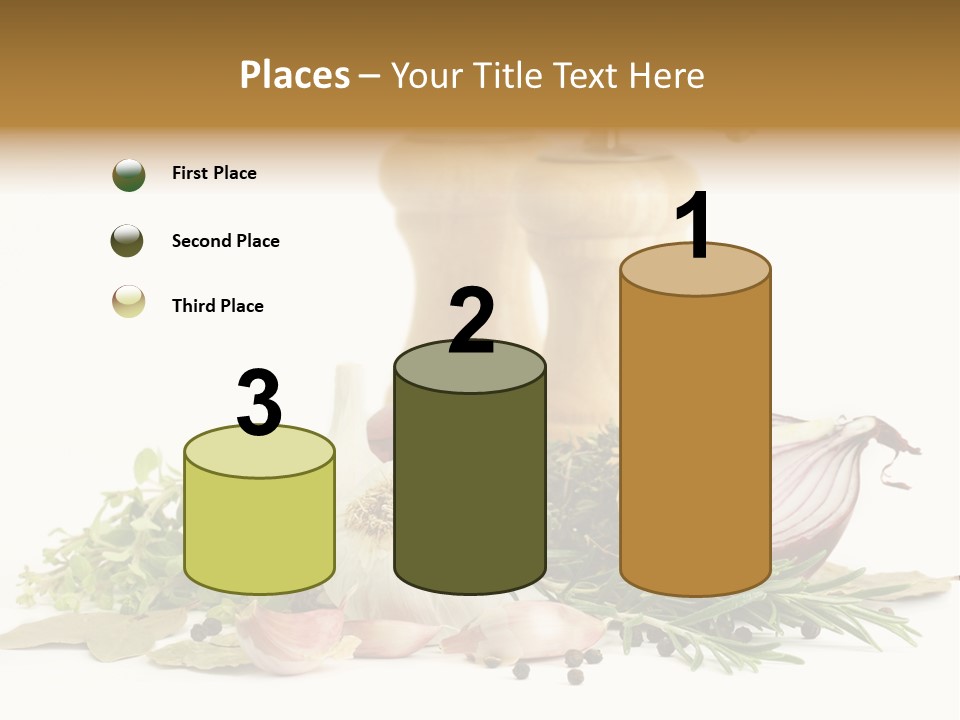 Rosemary Herb Object PowerPoint Template