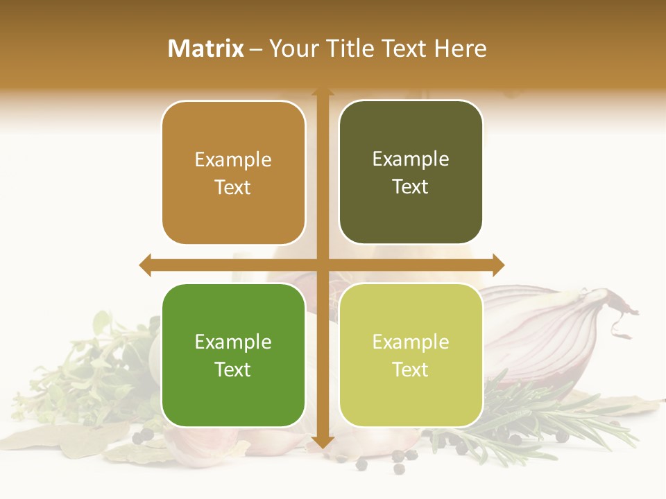 Rosemary Herb Object PowerPoint Template