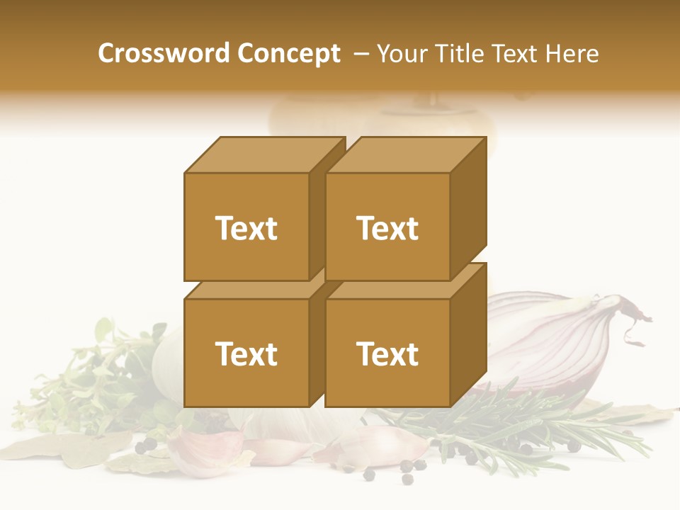 Rosemary Herb Object PowerPoint Template