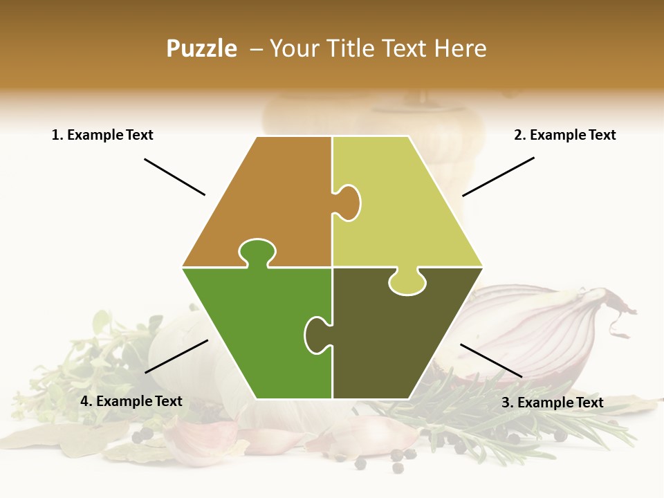 Rosemary Herb Object PowerPoint Template