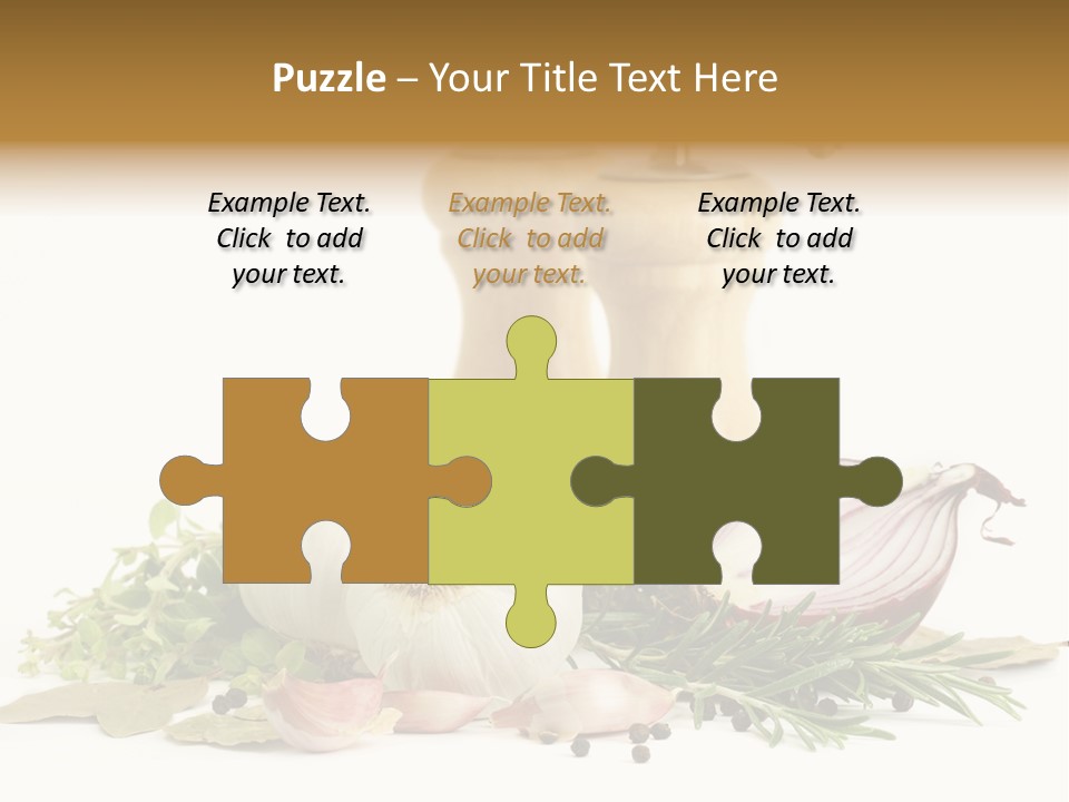 Rosemary Herb Object PowerPoint Template