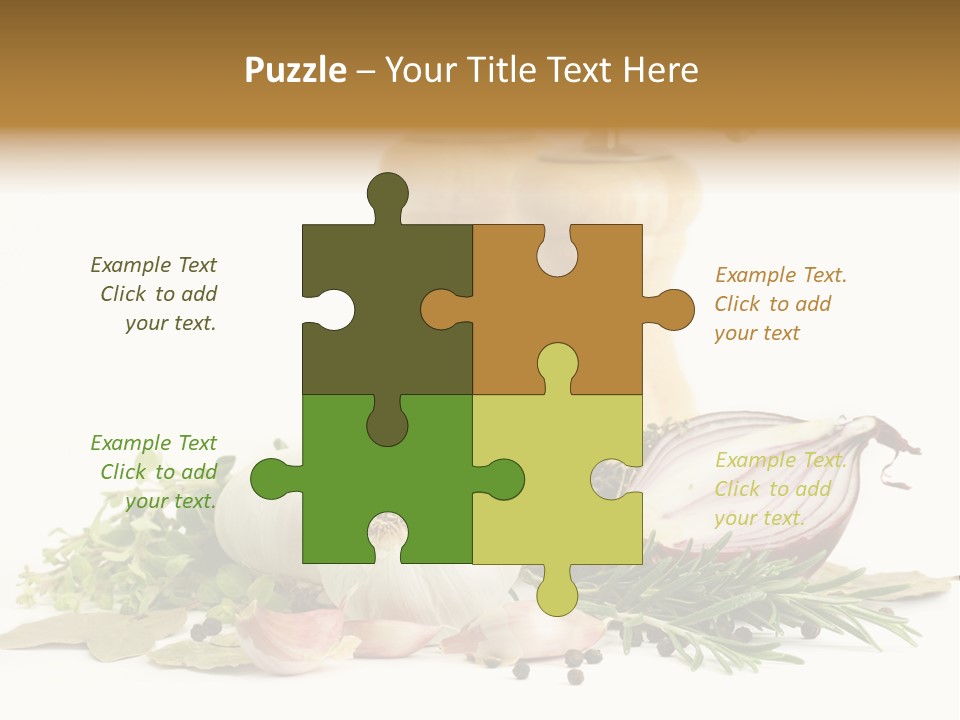 Rosemary Herb Object PowerPoint Template