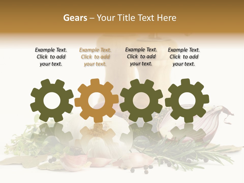 Rosemary Herb Object PowerPoint Template