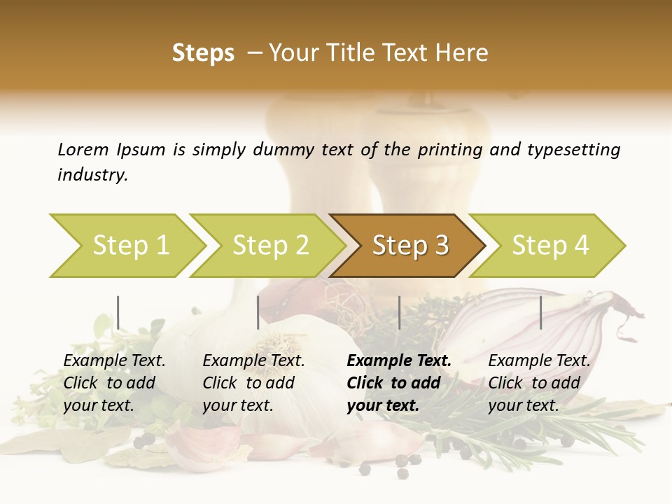 Rosemary Herb Object PowerPoint Template