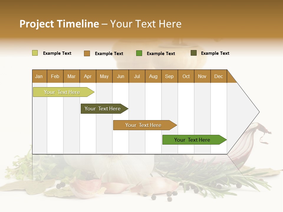 Rosemary Herb Object PowerPoint Template