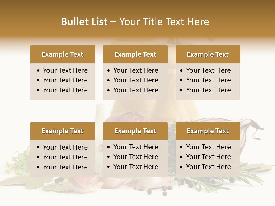 Rosemary Herb Object PowerPoint Template