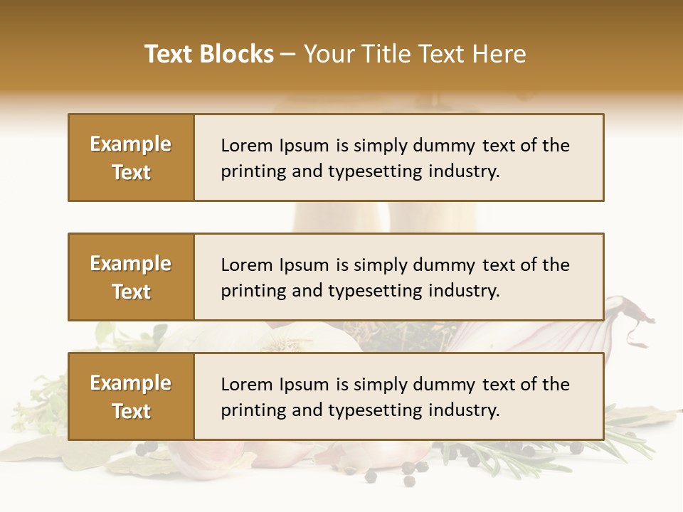 Rosemary Herb Object PowerPoint Template