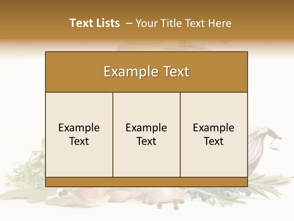 Rosemary Herb Object PowerPoint Template