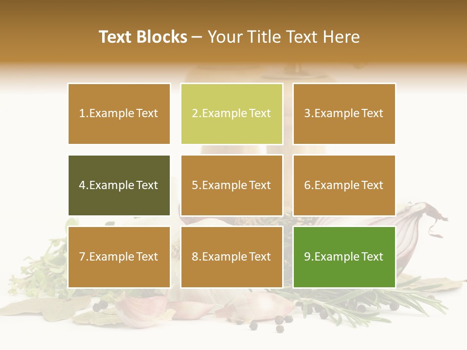 Rosemary Herb Object PowerPoint Template