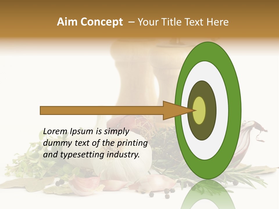 Rosemary Herb Object PowerPoint Template