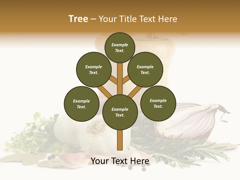 Rosemary Herb Object PowerPoint Template