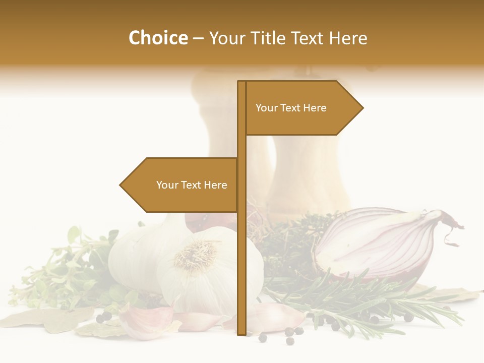 Rosemary Herb Object PowerPoint Template