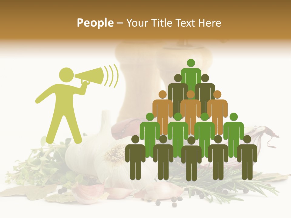 Rosemary Herb Object PowerPoint Template