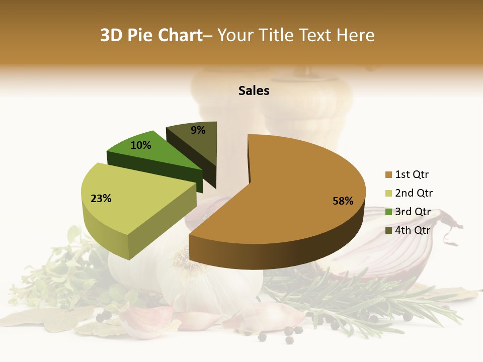 Rosemary Herb Object PowerPoint Template