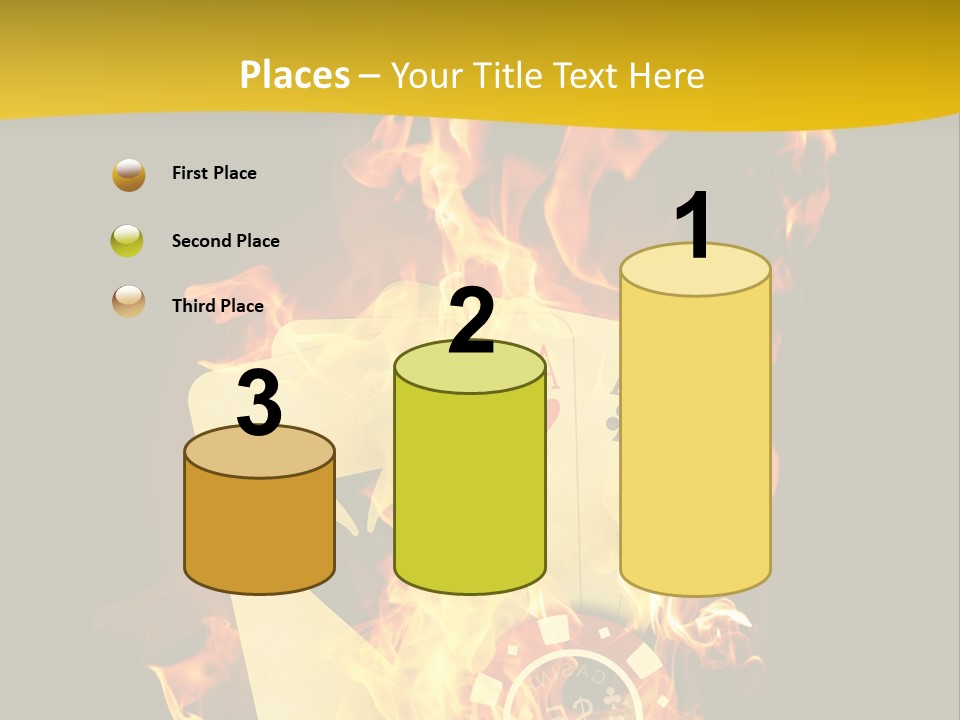 Closeup Hot Cash PowerPoint Template