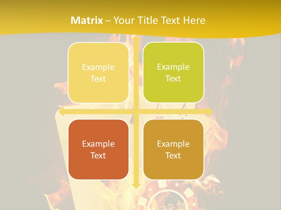 Closeup Hot Cash PowerPoint Template