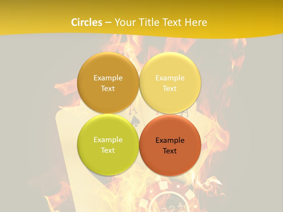 Closeup Hot Cash PowerPoint Template