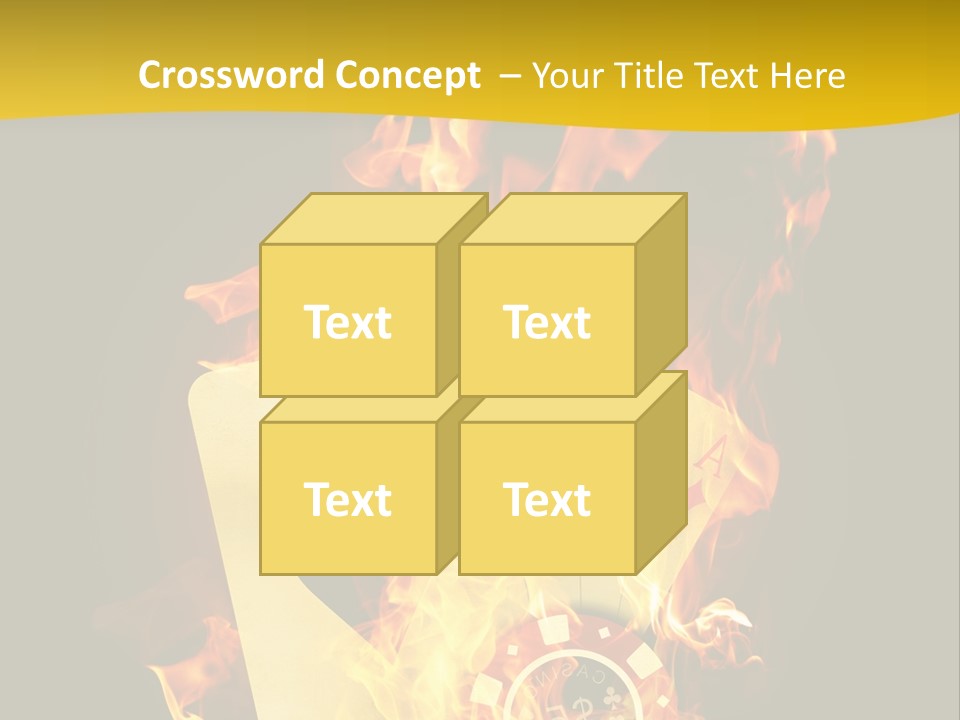 Closeup Hot Cash PowerPoint Template